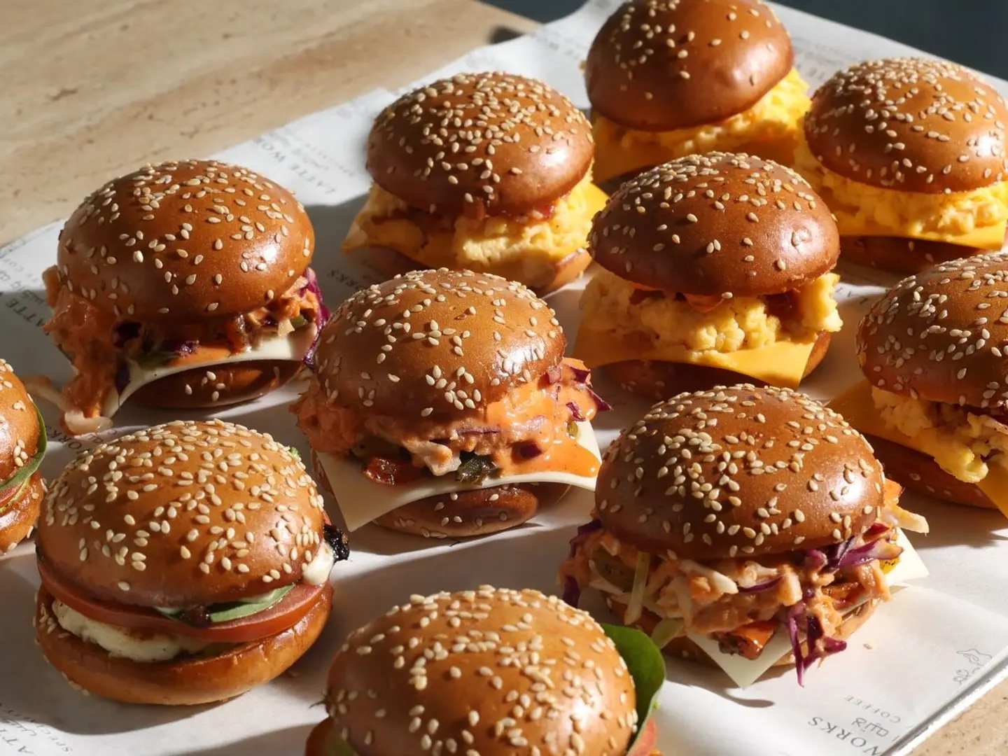 Breakfast Box Of 12 Sandwiches