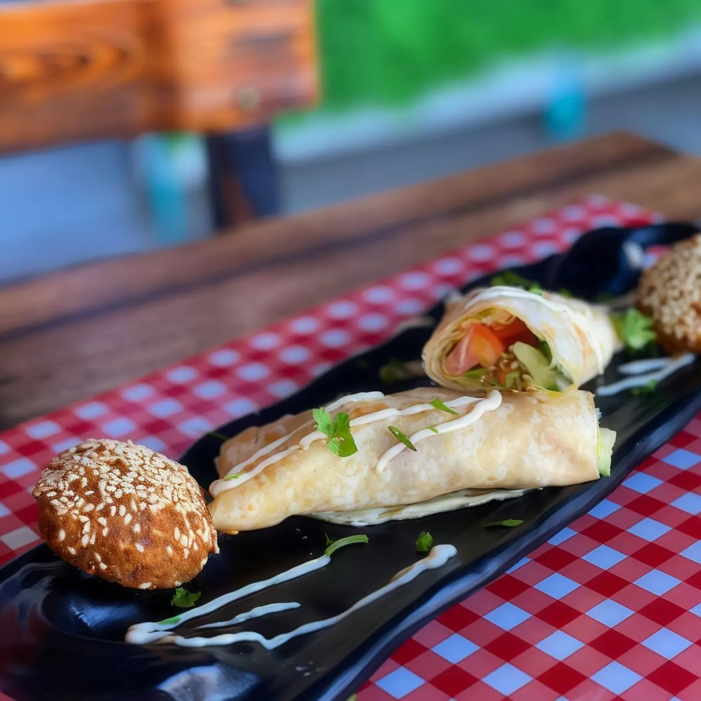 Flafel Labna Chapati