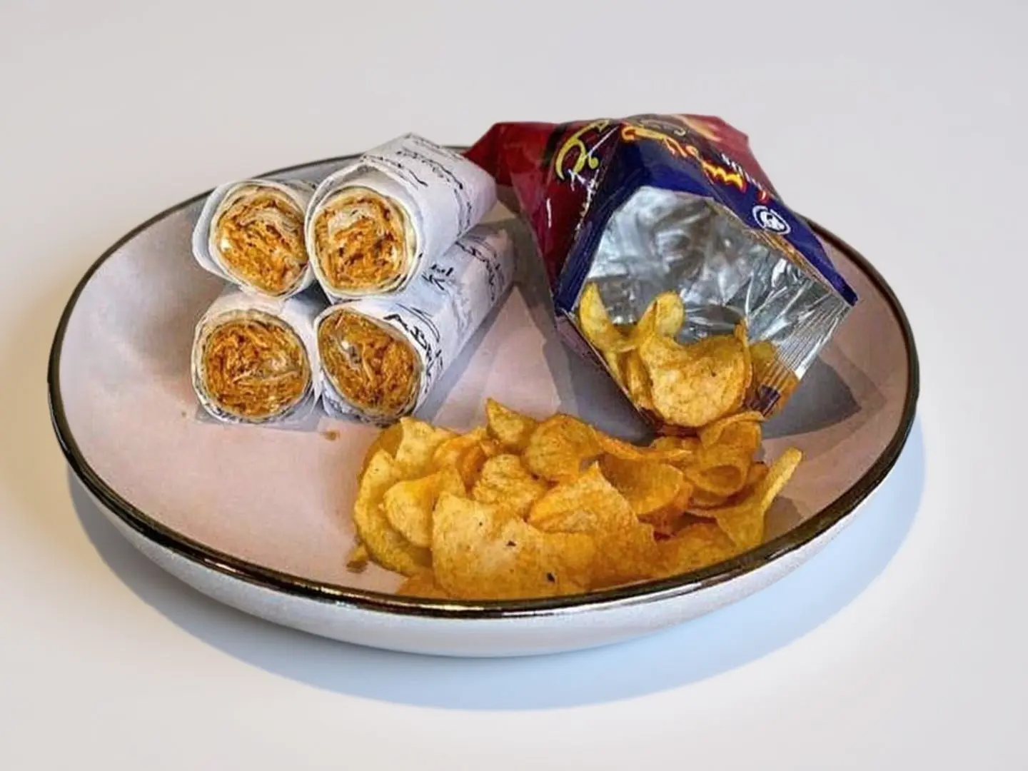 جباتي بالجبن مع بطاطس عمان