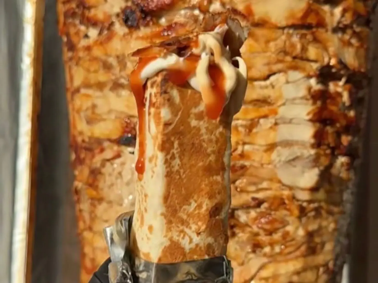 ساندوتش شاورما صغير