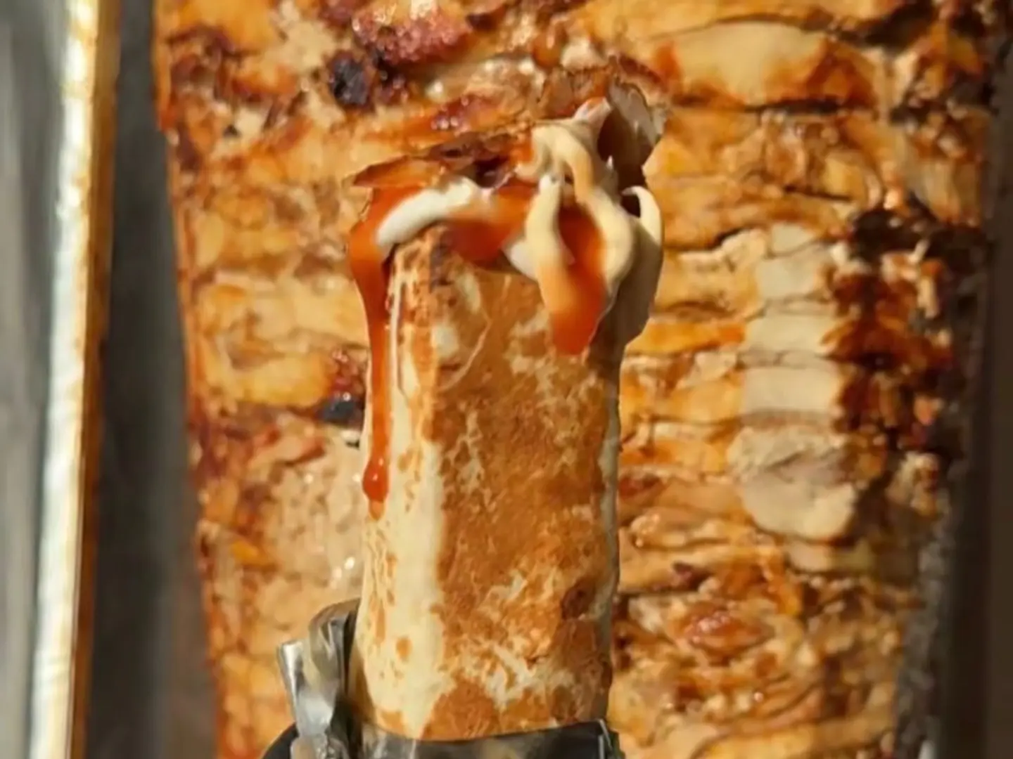 ساندوتش شاورما كبير