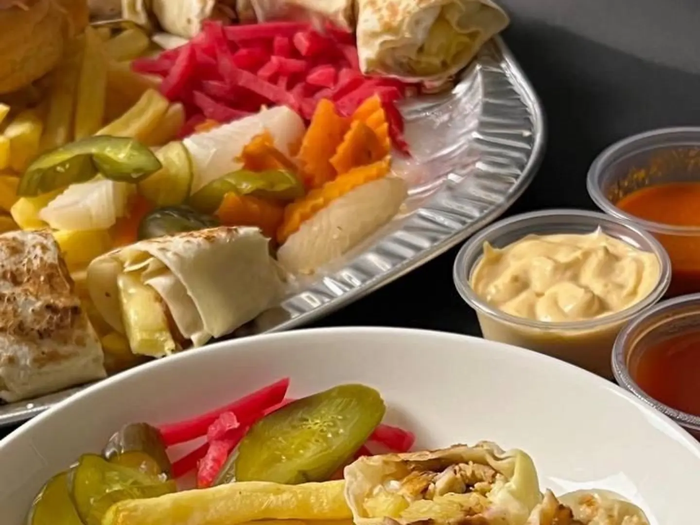 صحن شاورما عائلي