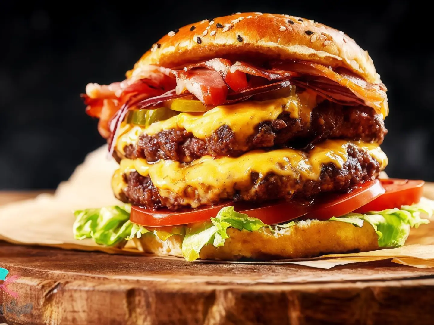 Charcoal Beef Burger