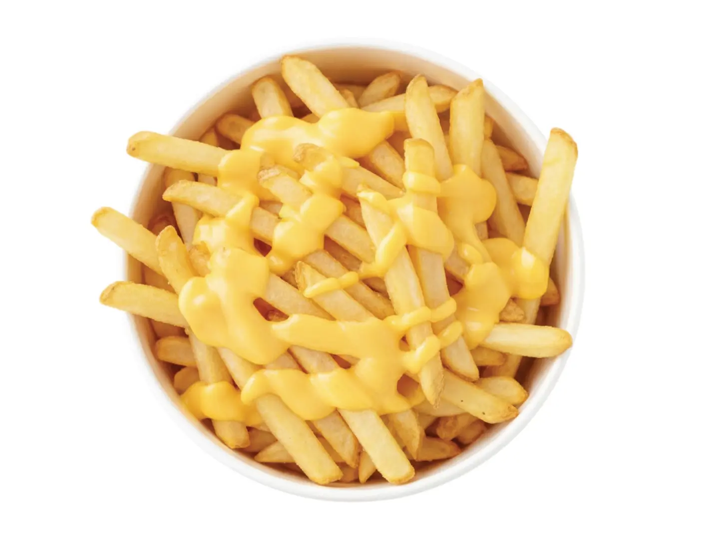 جبن مع بطاطس مقلية