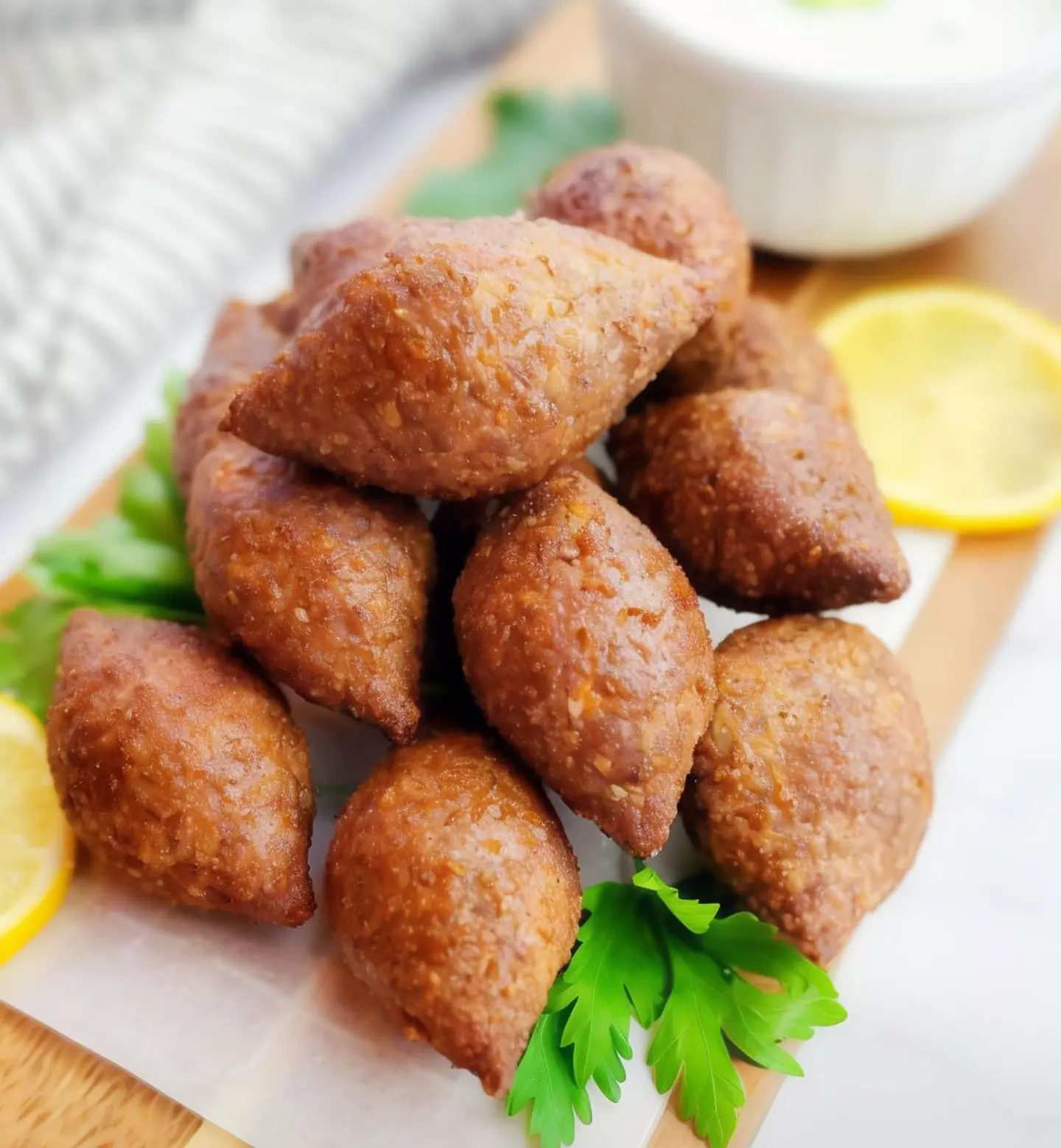 Fried Kibbeh 3 Pieces