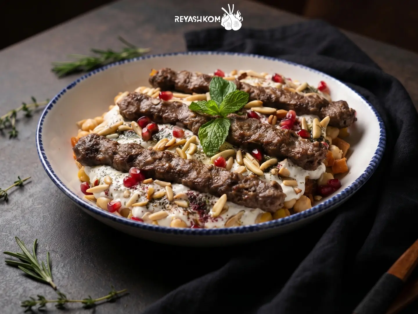 فتات كباب لحم
