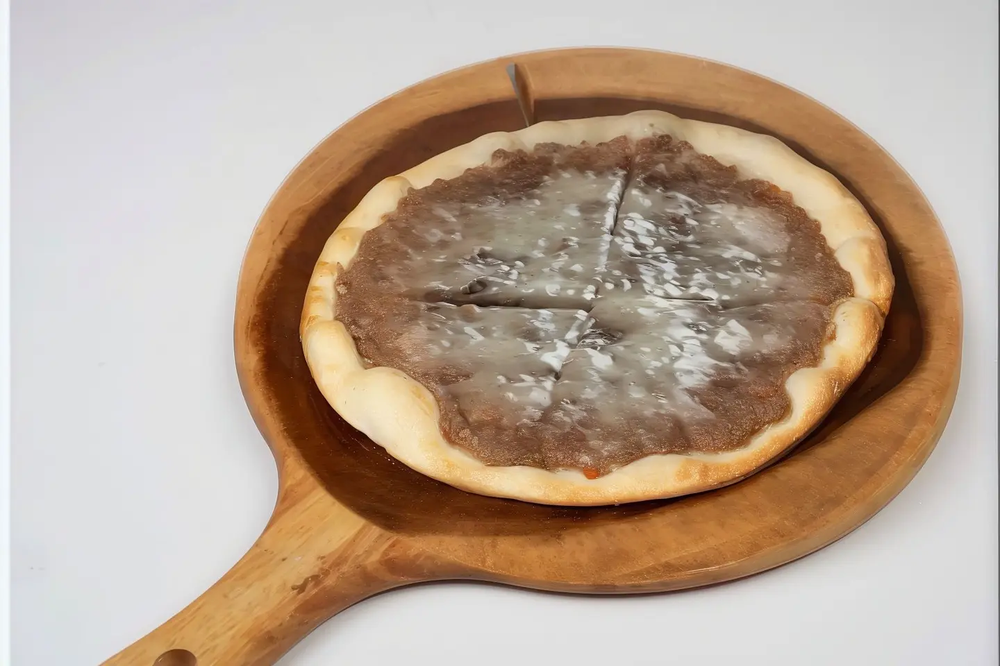 لحم بعجين وجبن