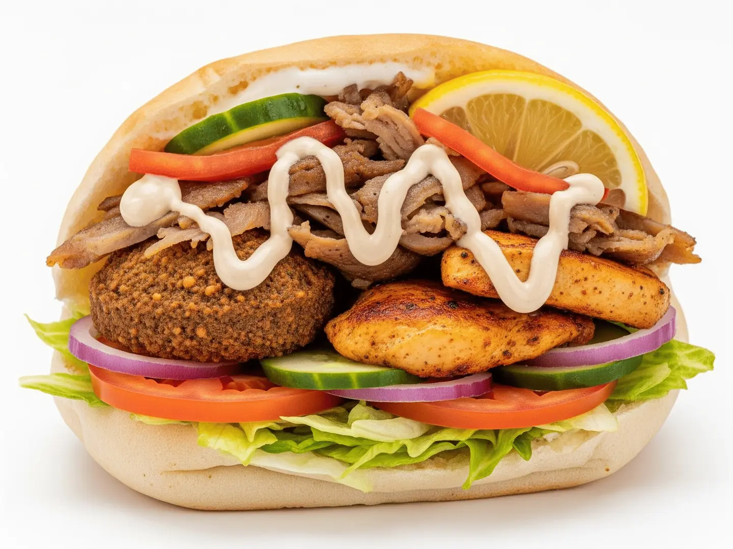 مشكل خليجي مع جبن لحم + كبد + دجاج