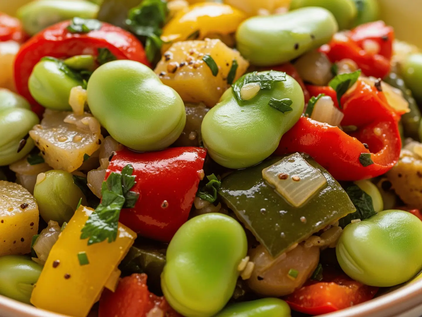 طبق فول مشكل