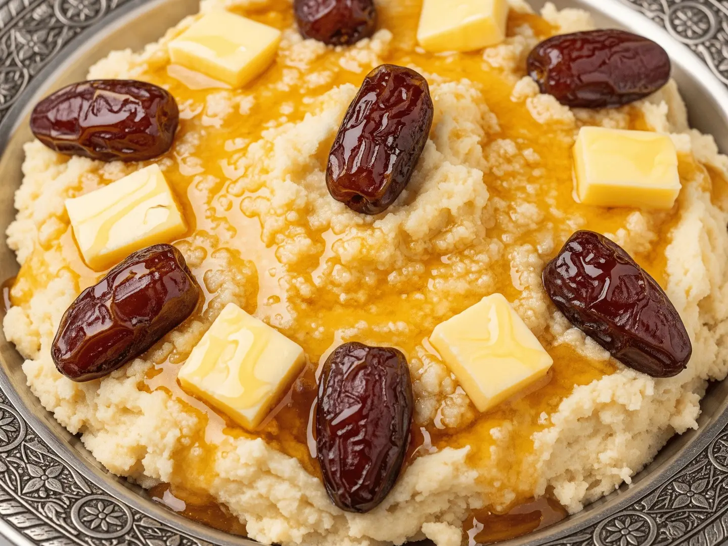 طبق عريكة ملكي دوبل قشطة كورن فليكس