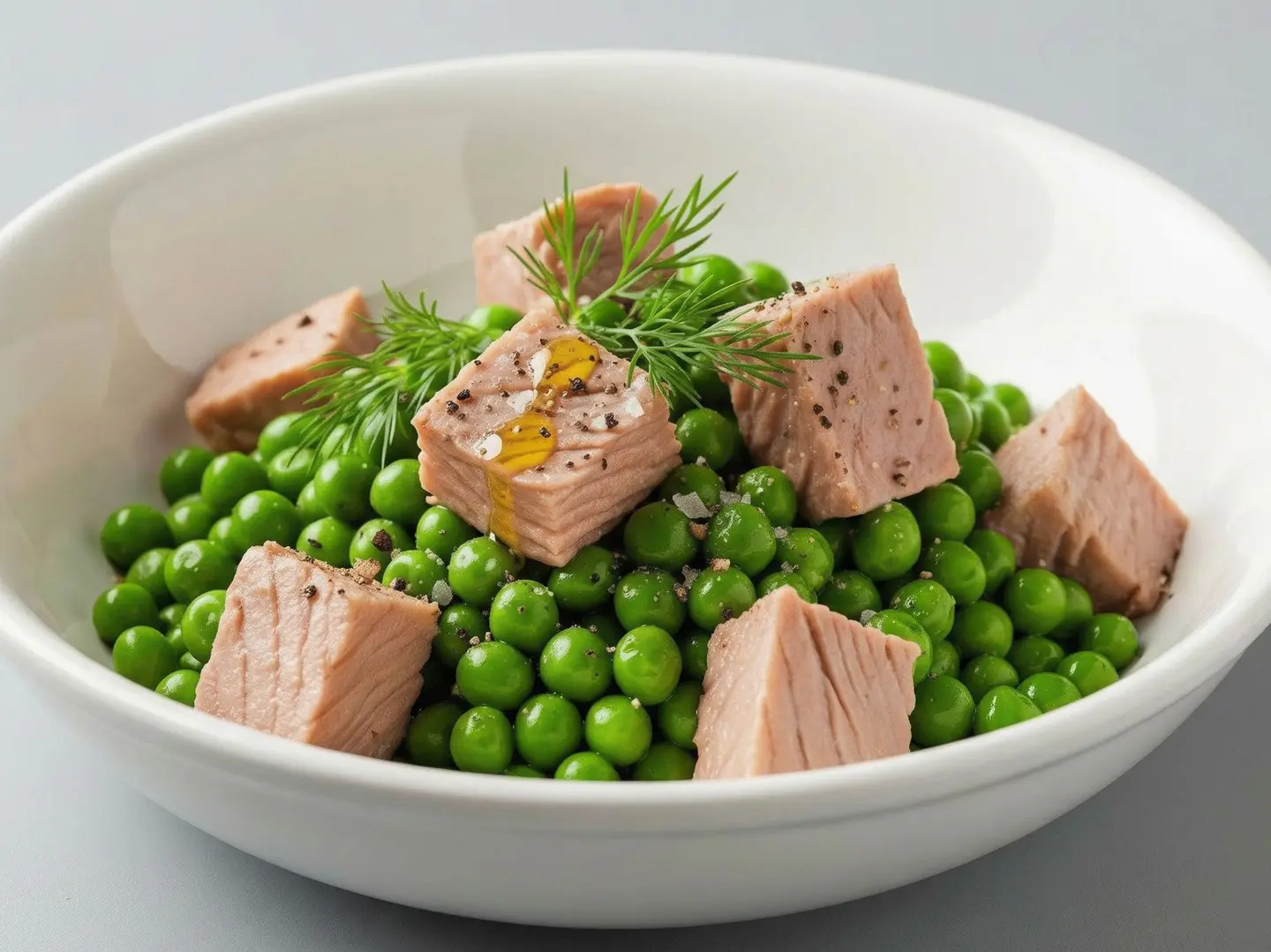 Peas With Tuna Dish