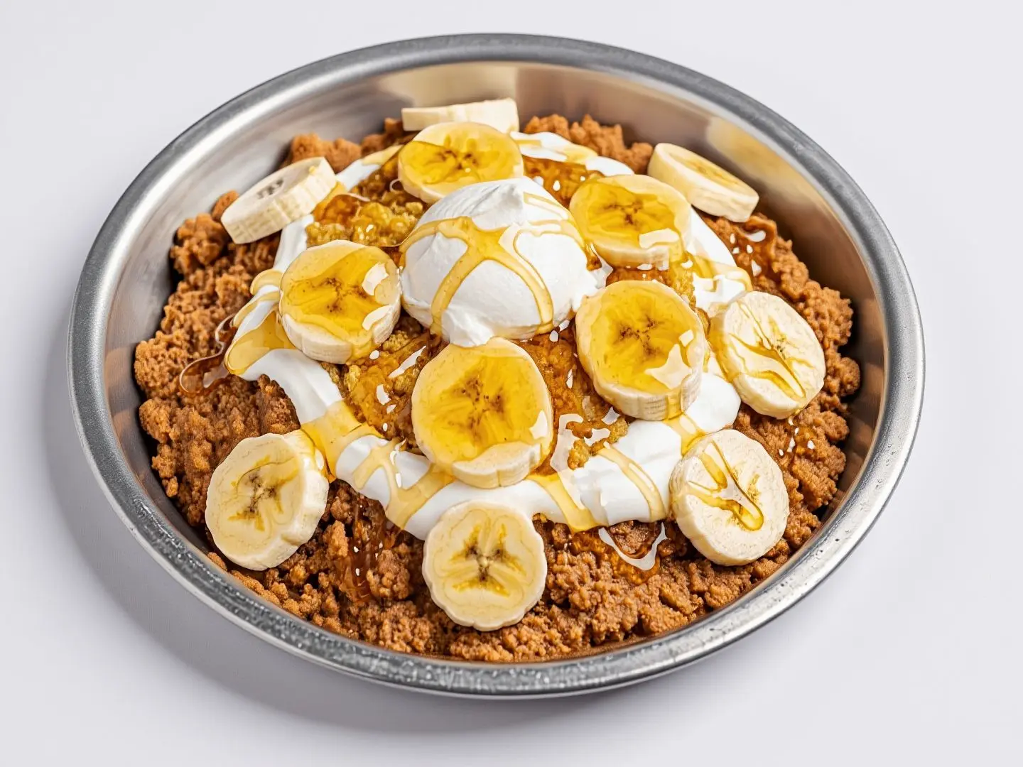 طبق معصوب بالقشطة والعسل