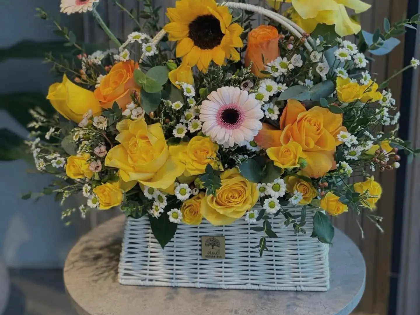 A Fresh And Wonderful Basket Of Roses