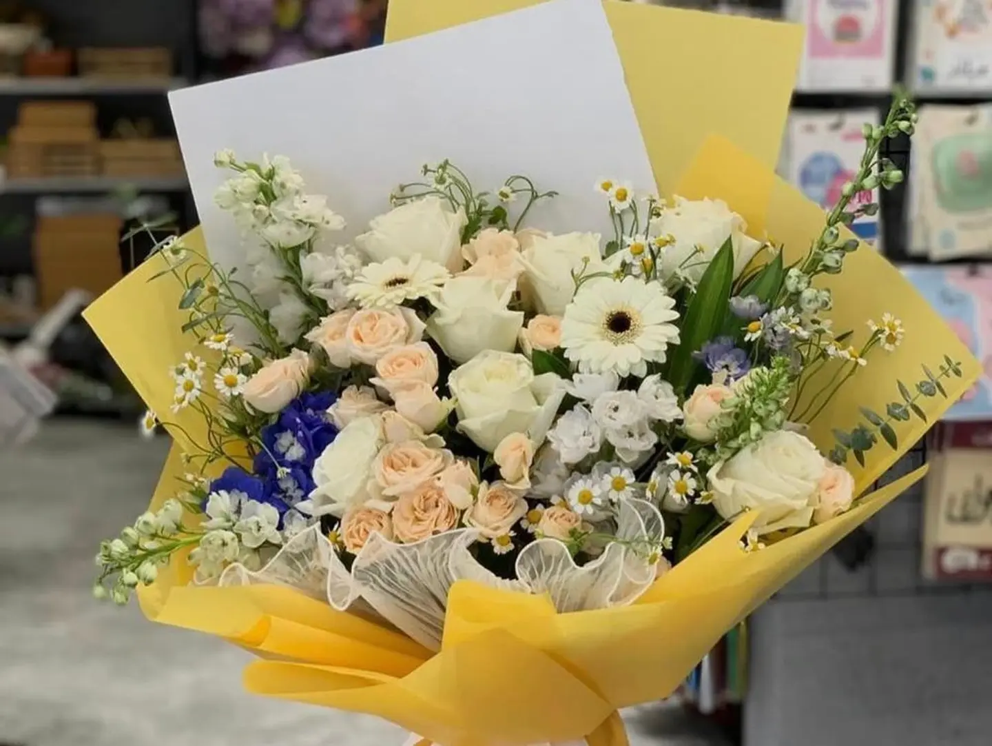 Delicate Yellow Mixed Bouquet