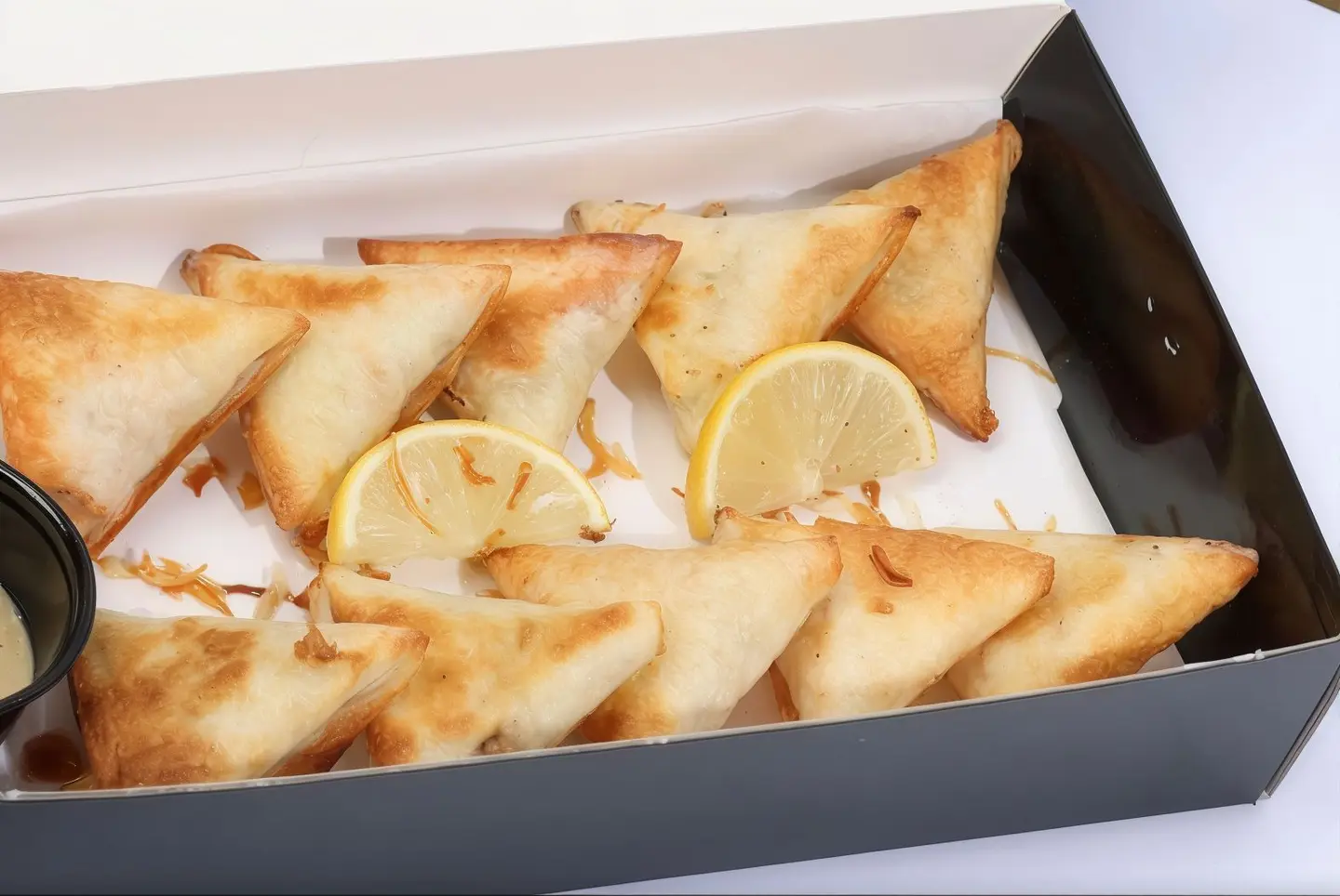 سمبوسة دجاج بكس صغير بالفرن