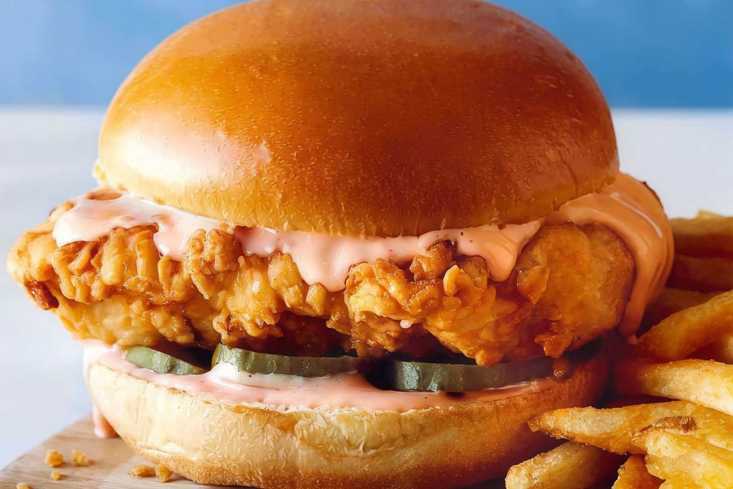 Crispy Chicken Burger - Crispy Burger