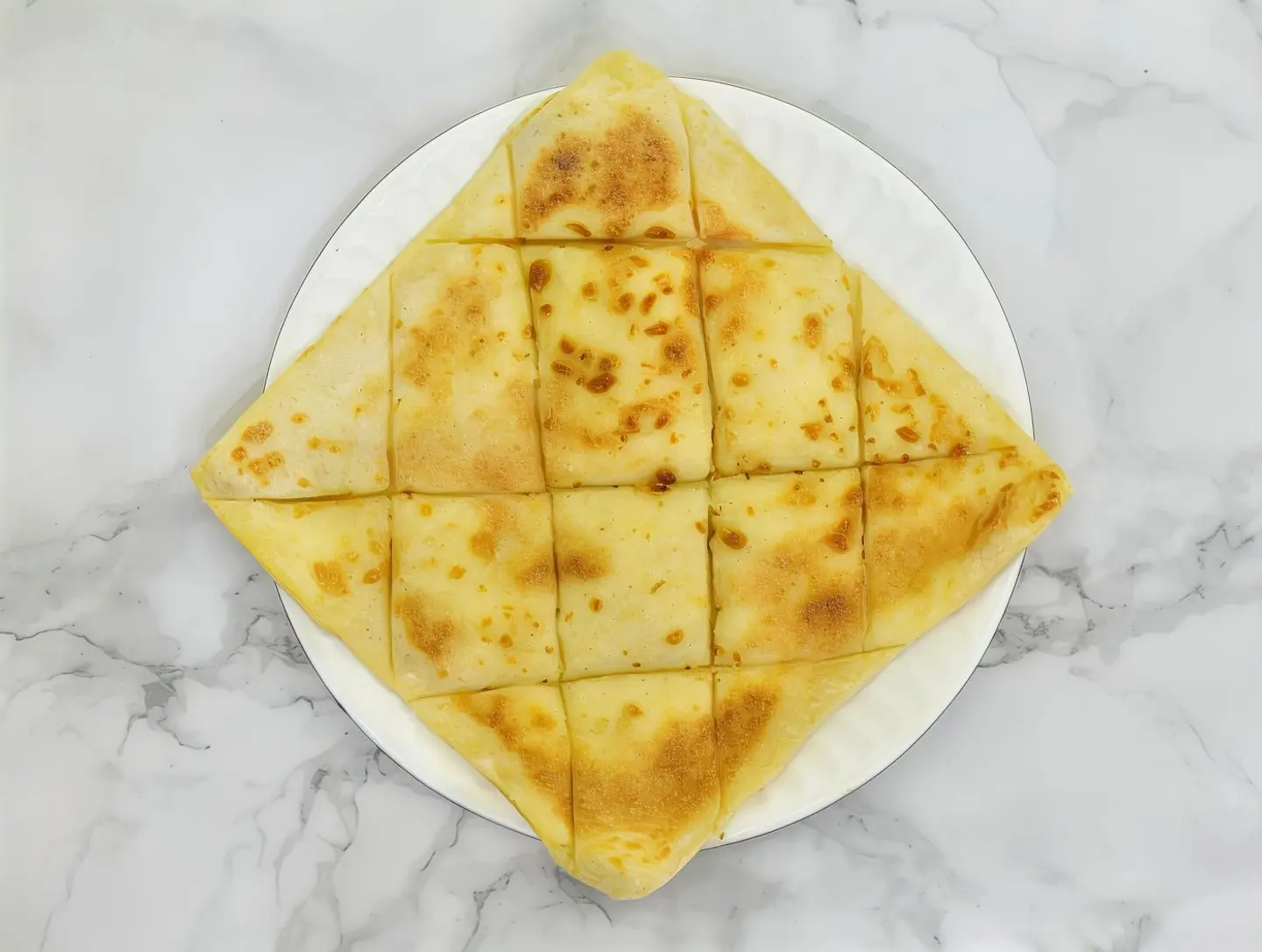 Salty Cheese Mutabbak With Meat