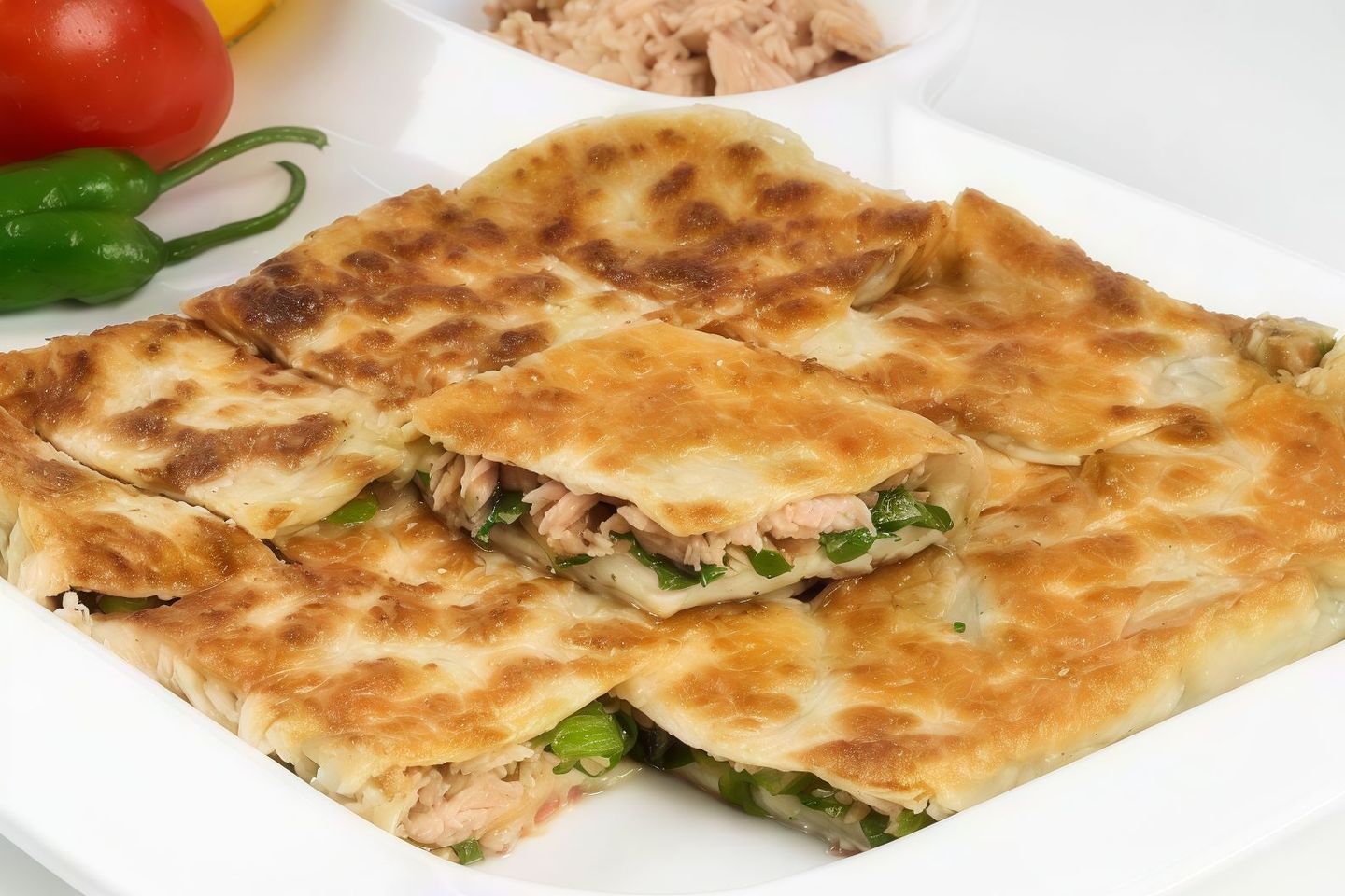 مطبق تونة لحم
