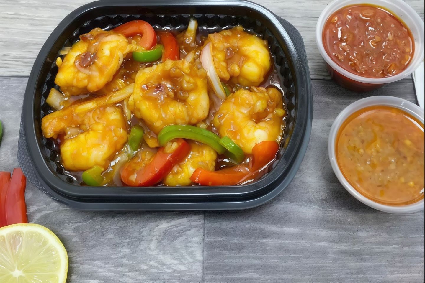 Shrimp With Ketchup