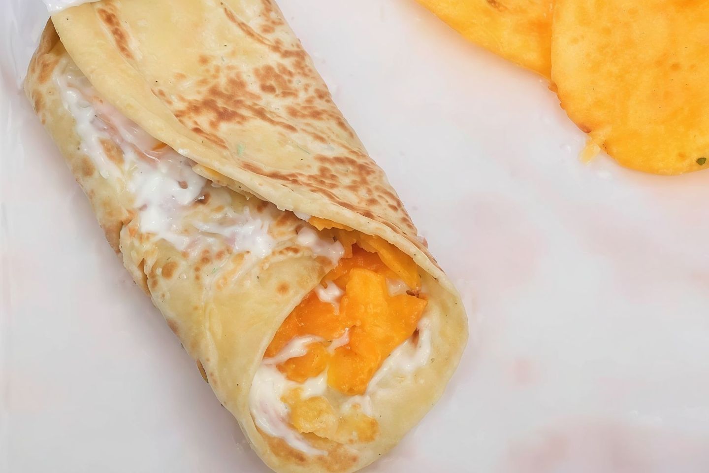 جباتي بطاطس مع جبن