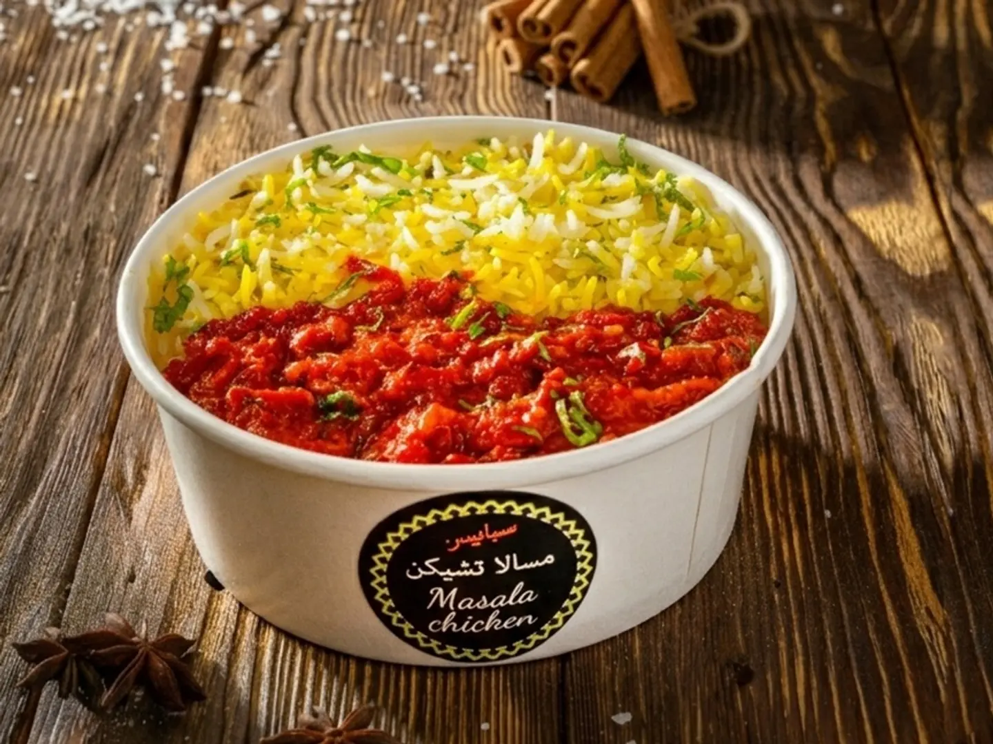 Chicken Masala With Biryani Rice