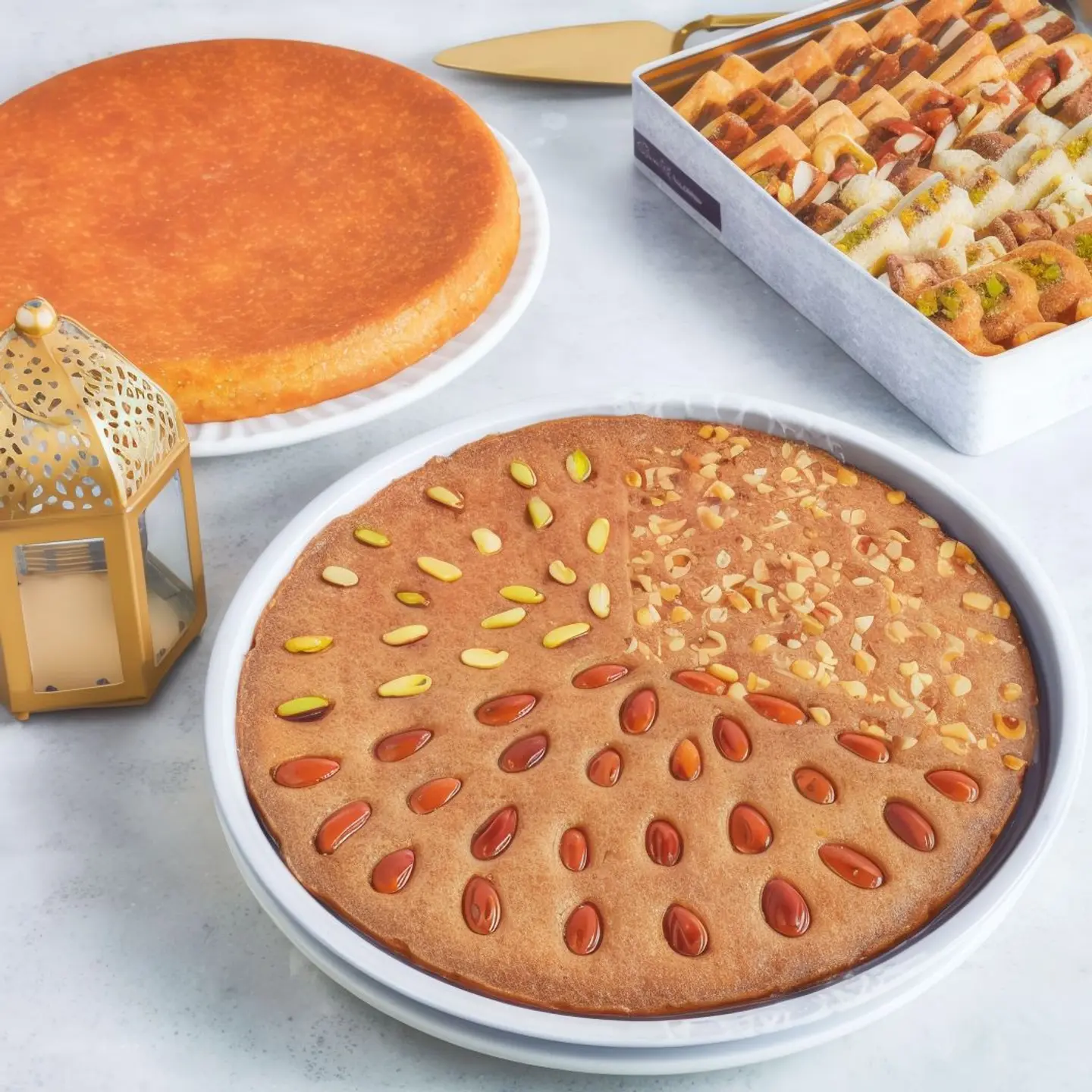Basbousa Nutella