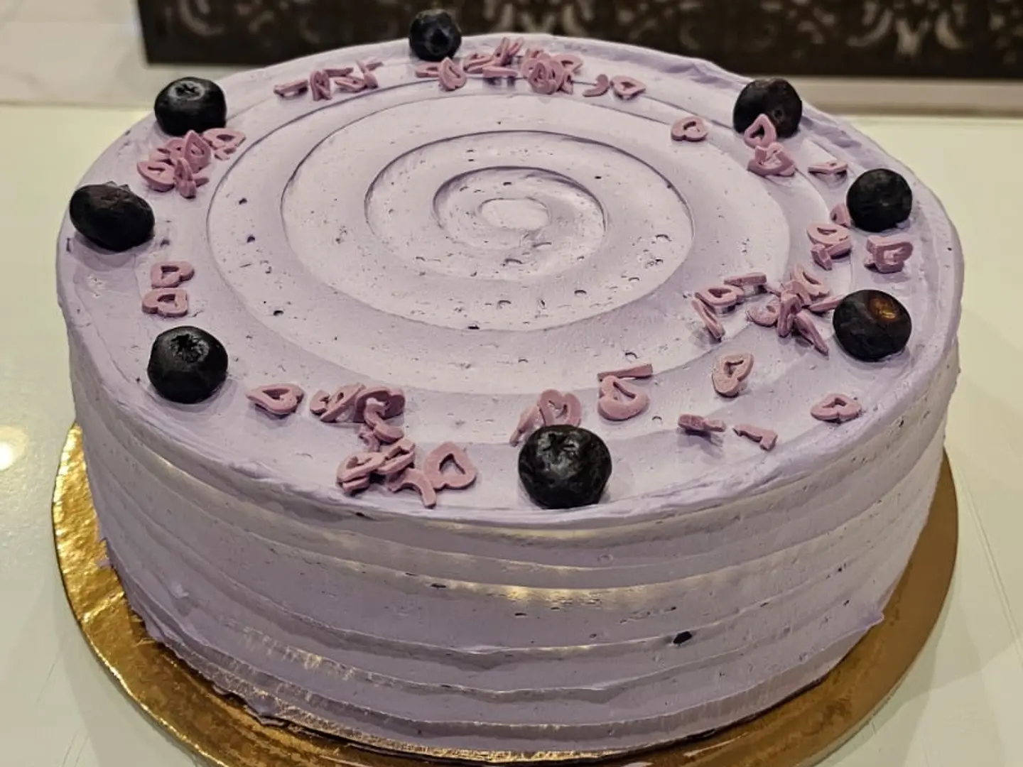 Small Blueberry Cake