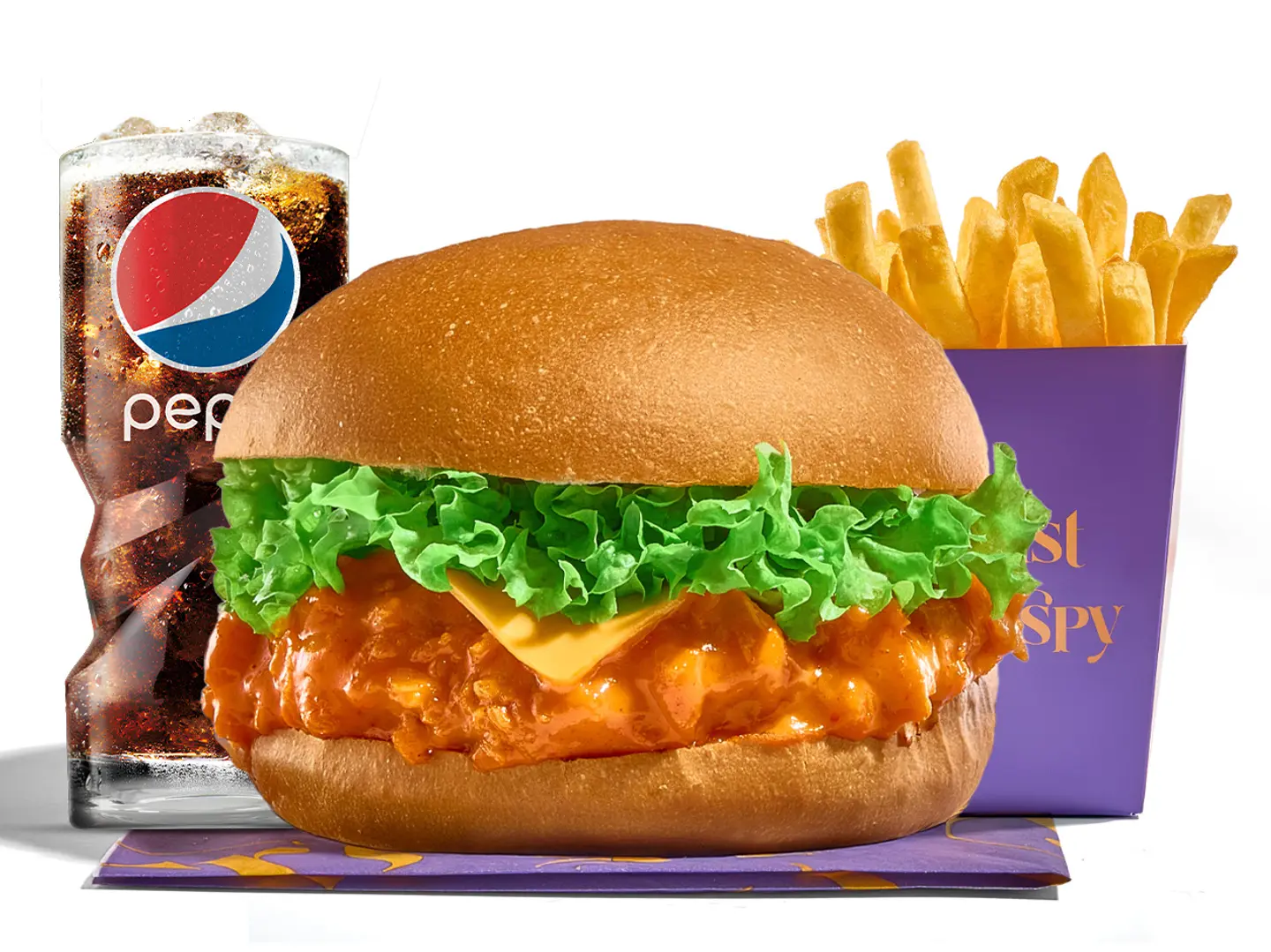 وجبة برغر انتجرافتي الحار