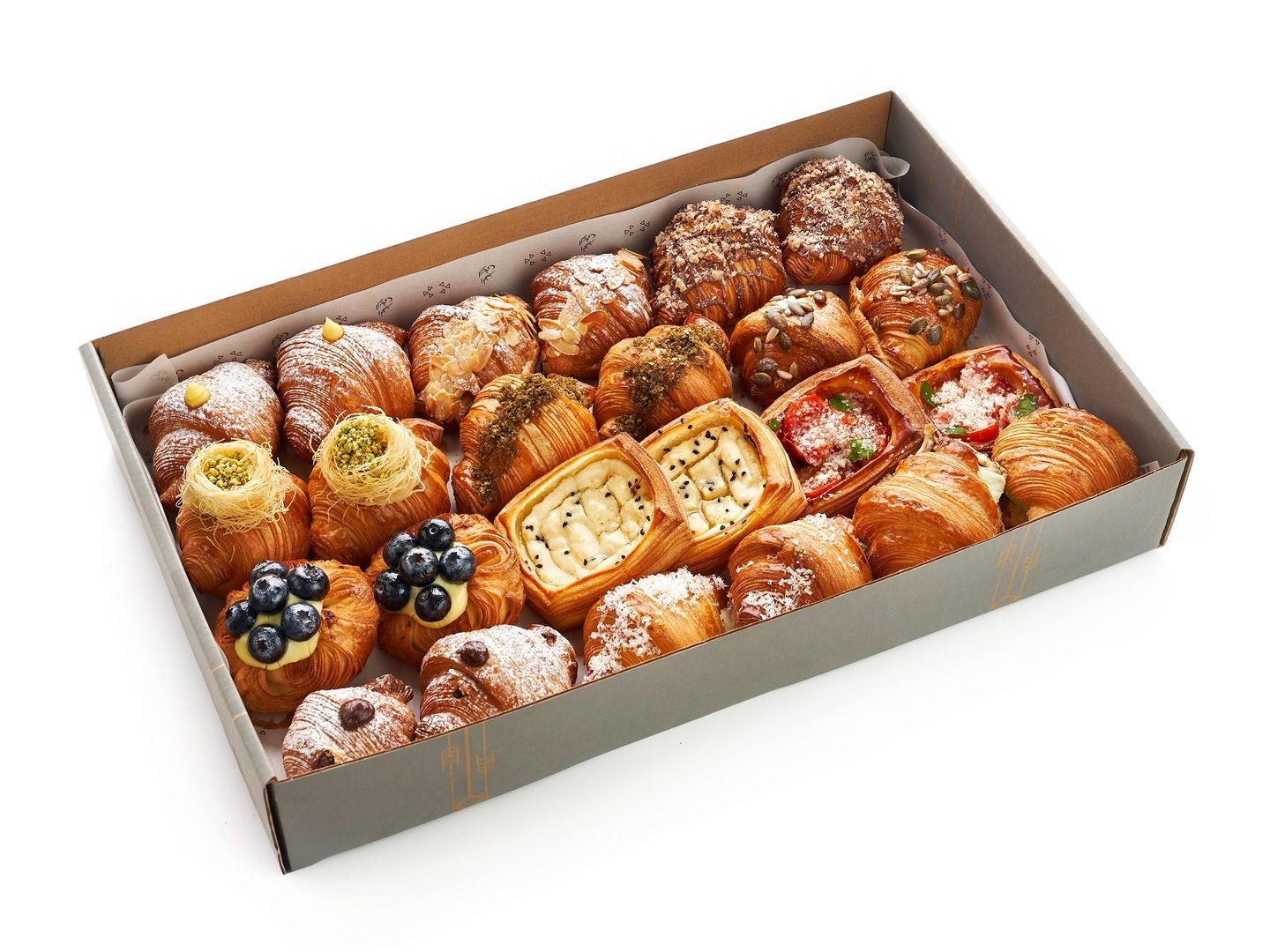 Mini Viennoiseries Mix Box 40 Pcs