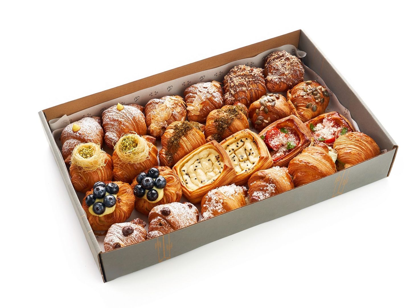 Mini Viennoiseries Mix Box 12 Pcs