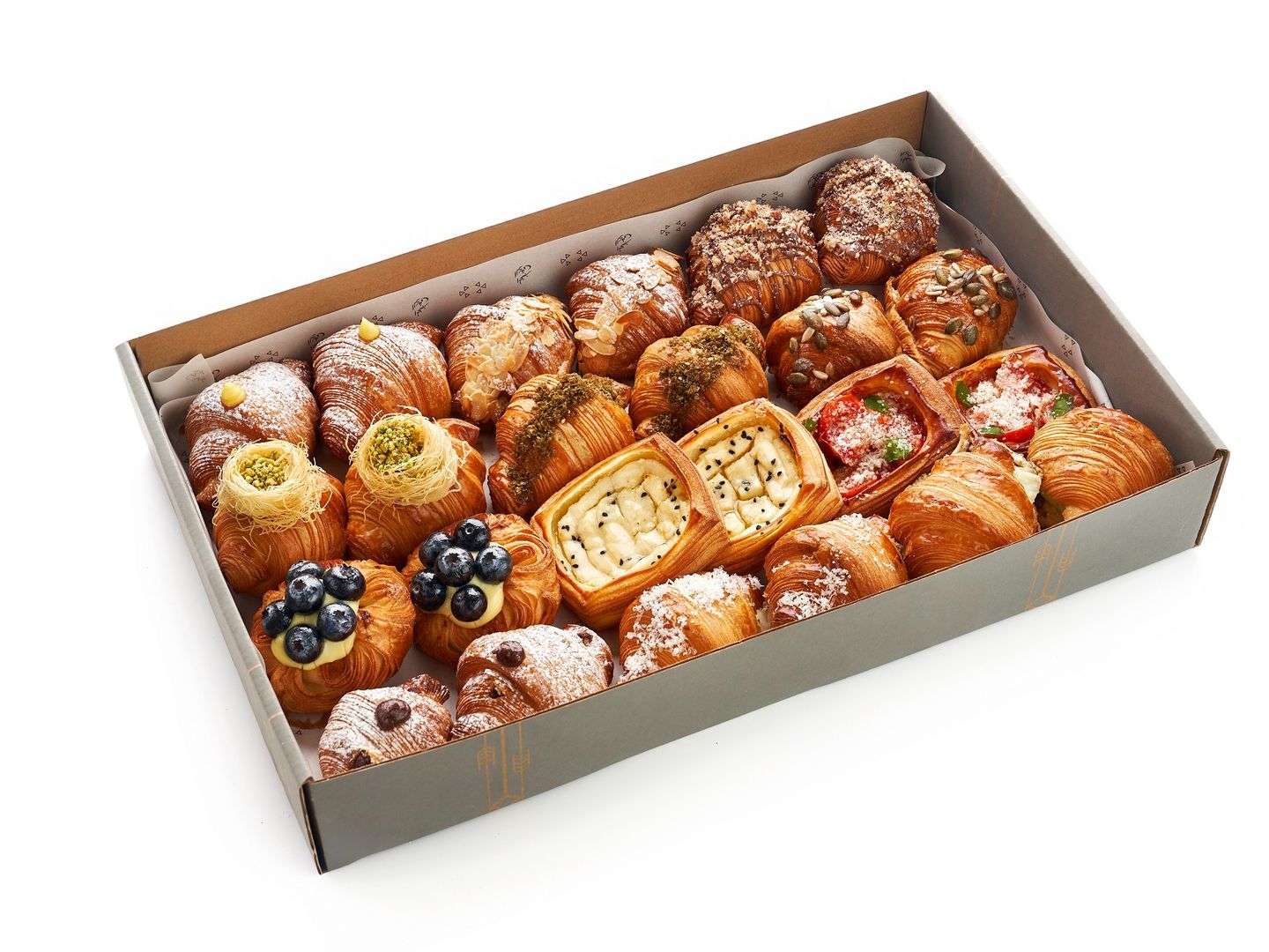 Mini Viennoiseries Mix Box 20 Pcs