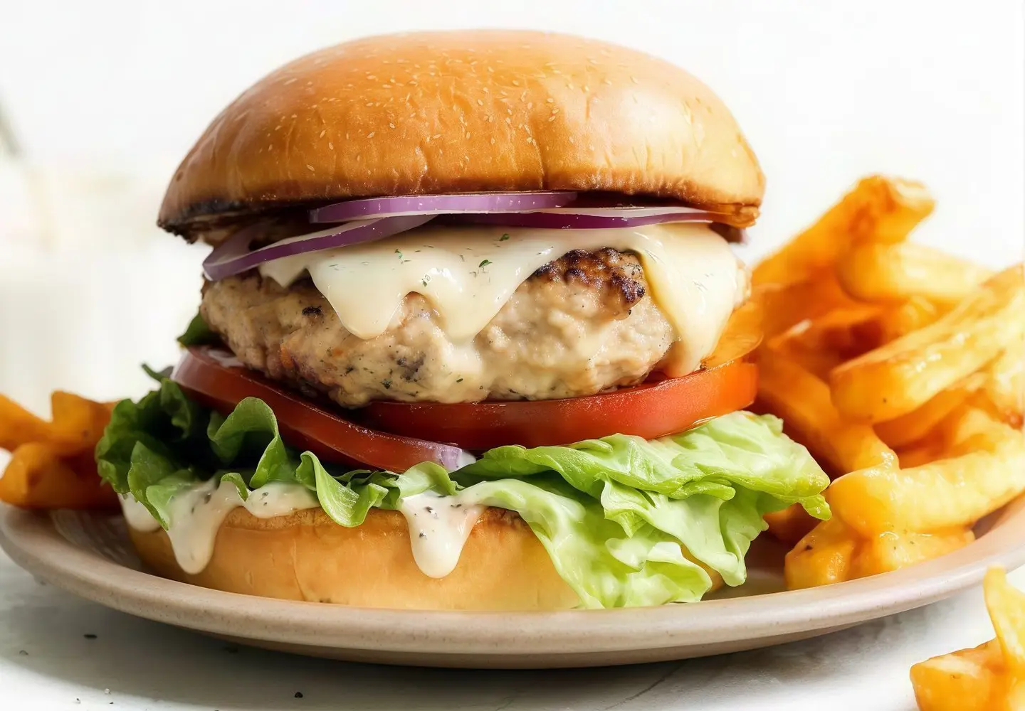 Double Cheese Chicken Burger