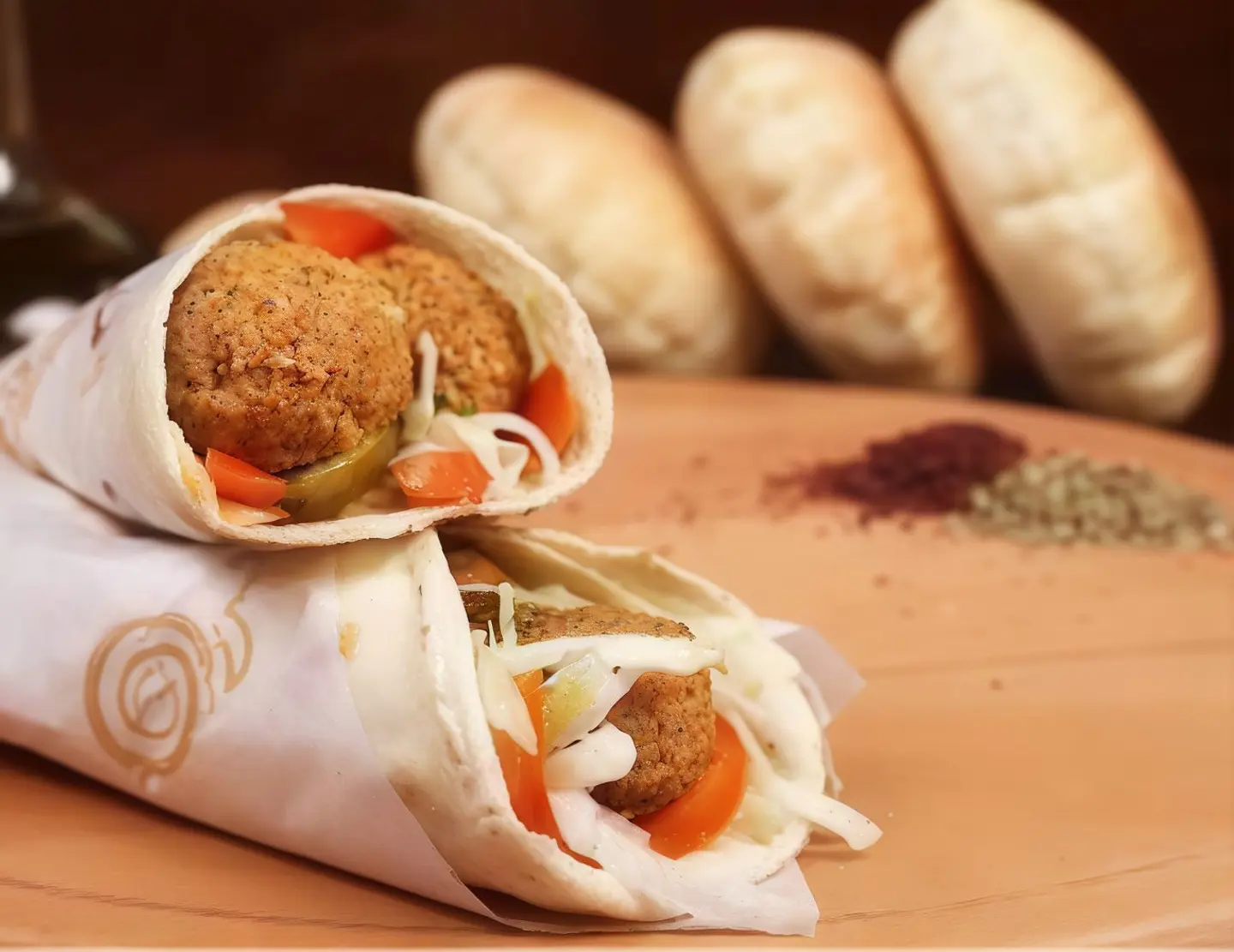 Falafel Sandwich With Cheese