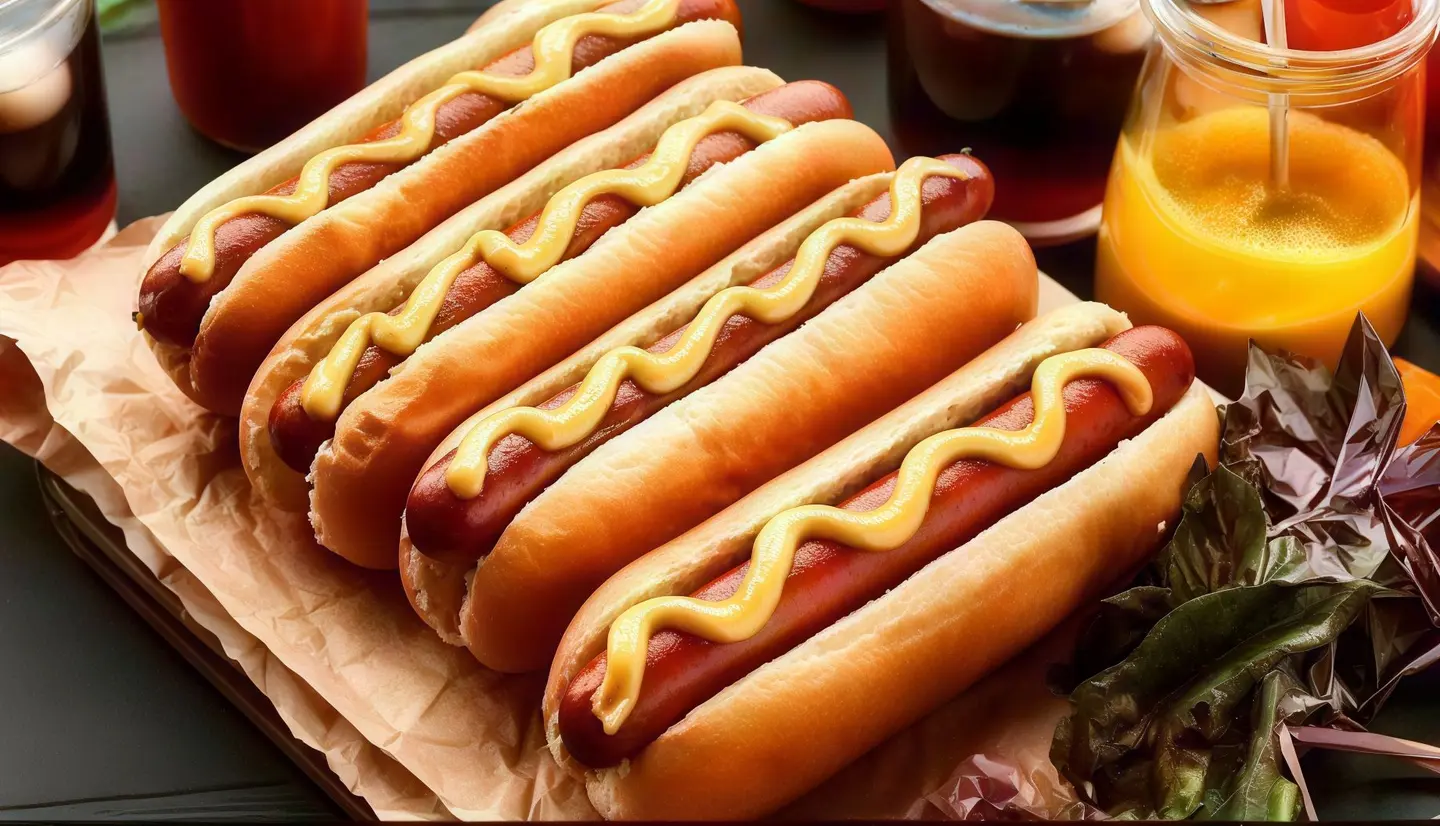 Small Hot Dog Sandwich With Cheese