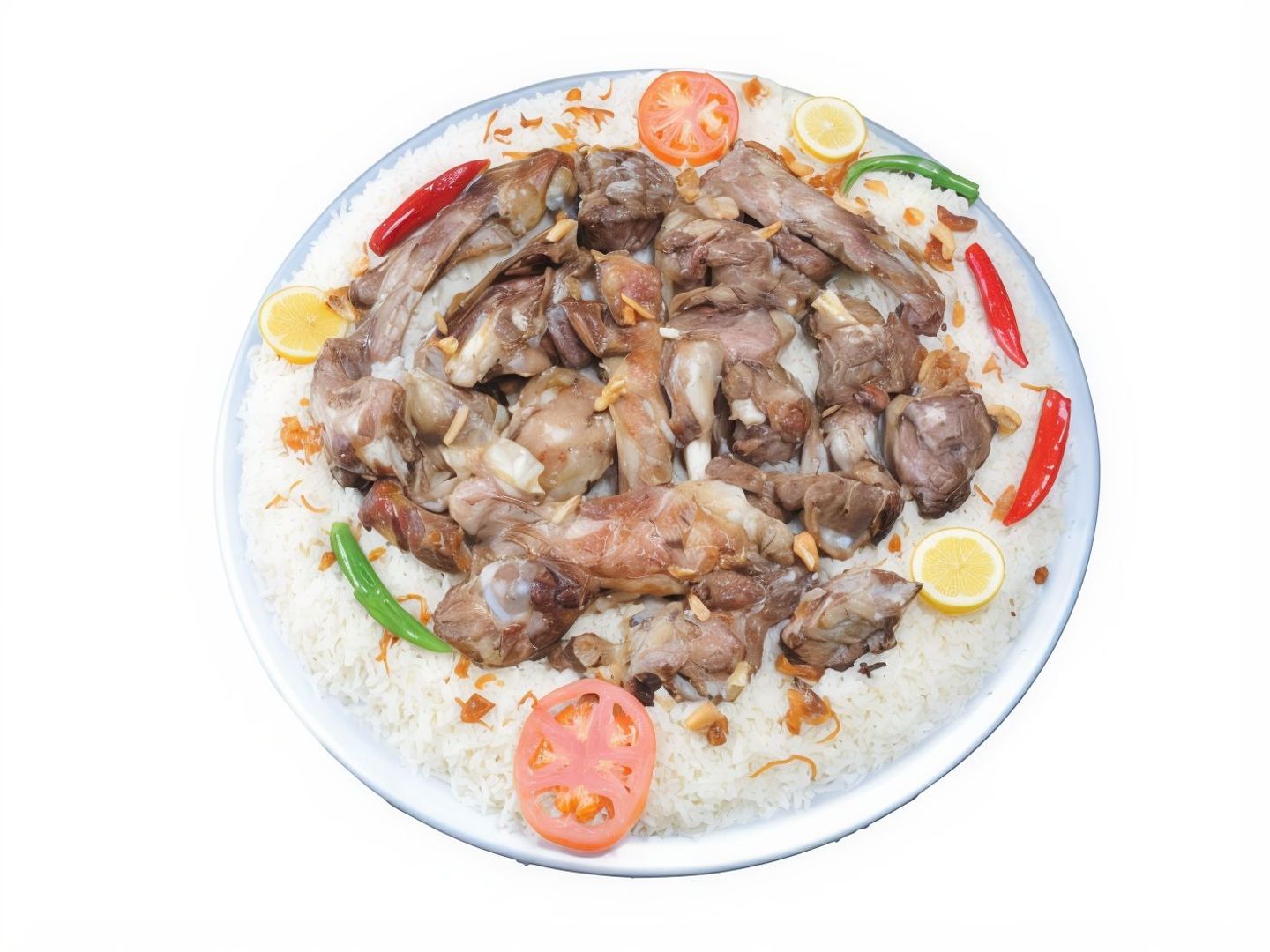 نصف تيس حنيذ