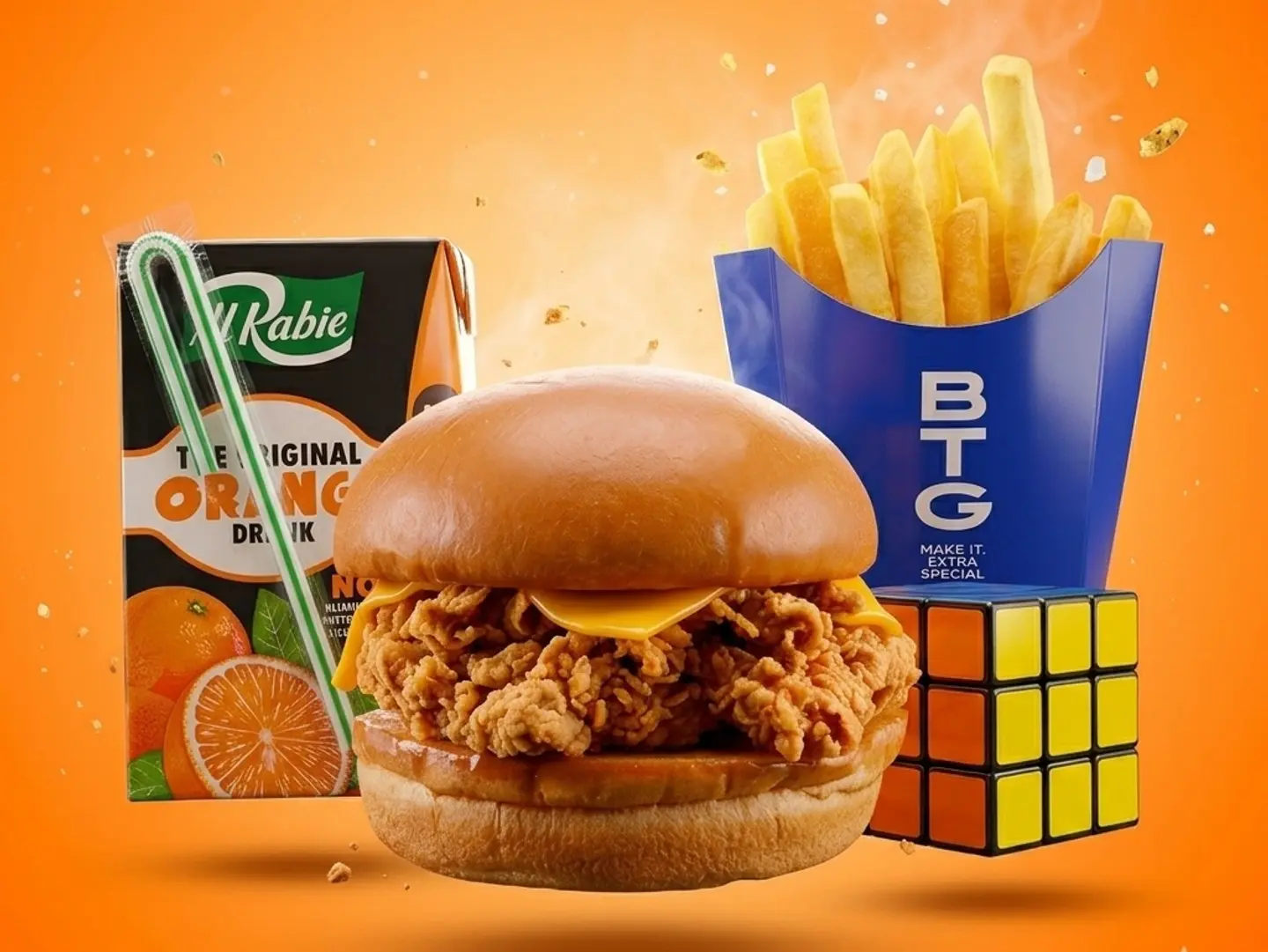 Kids Chicken Burger Meal