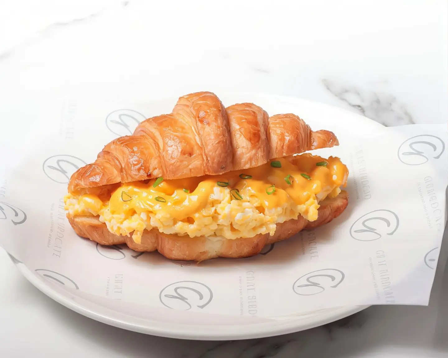 Scramble Egg Croissant