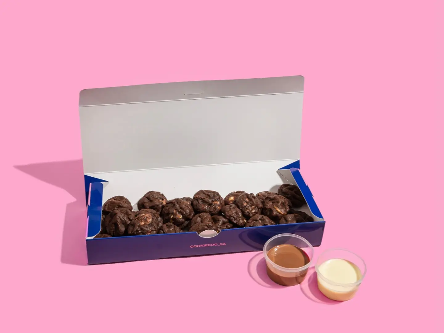 Mini Triple Chocolate Cookies