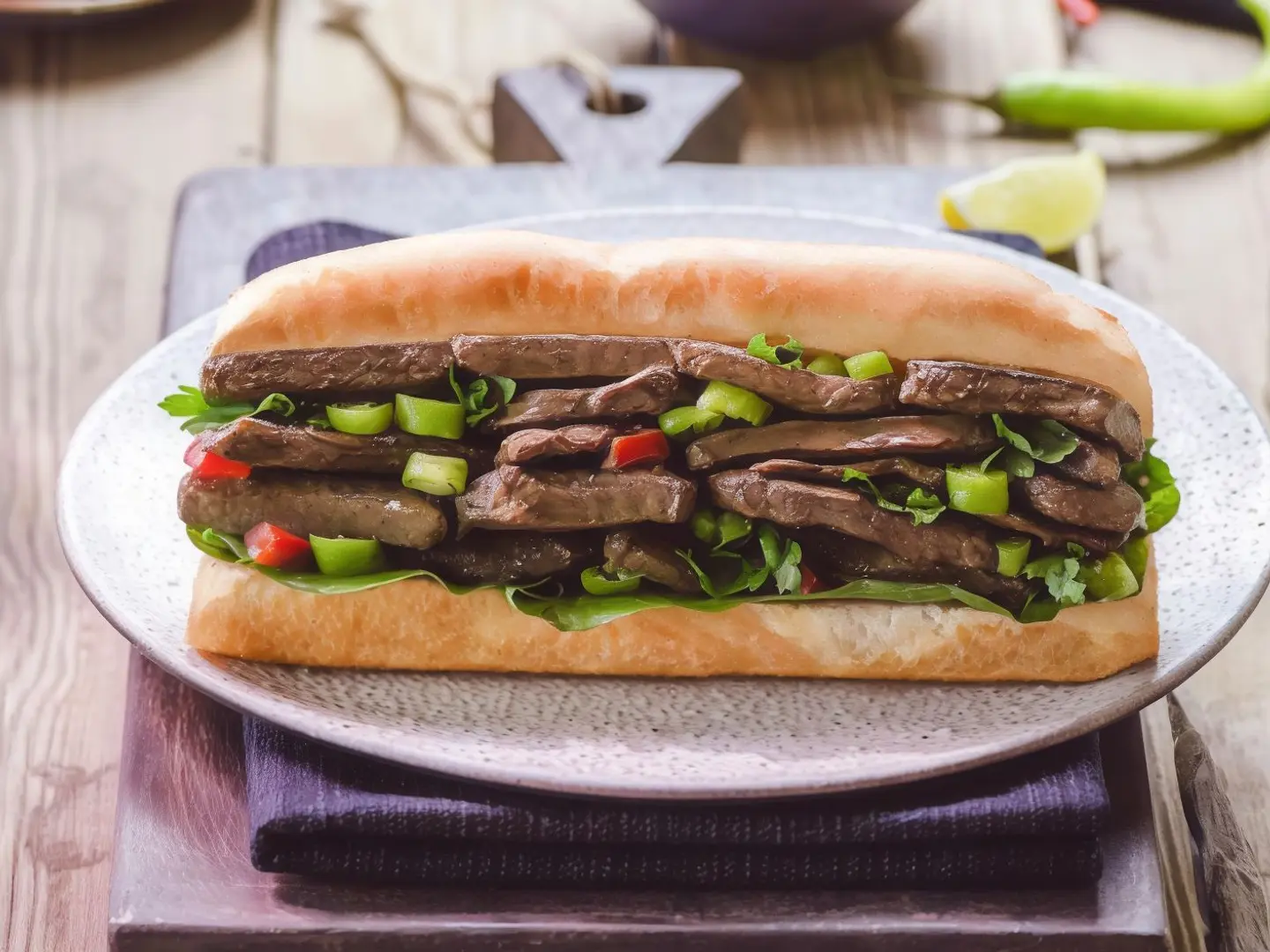 Plain Liver Sandwich