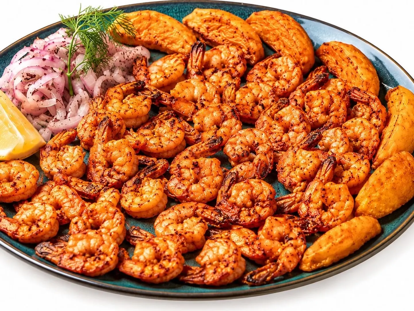 Oven Grilled Shrimp With Potatoes