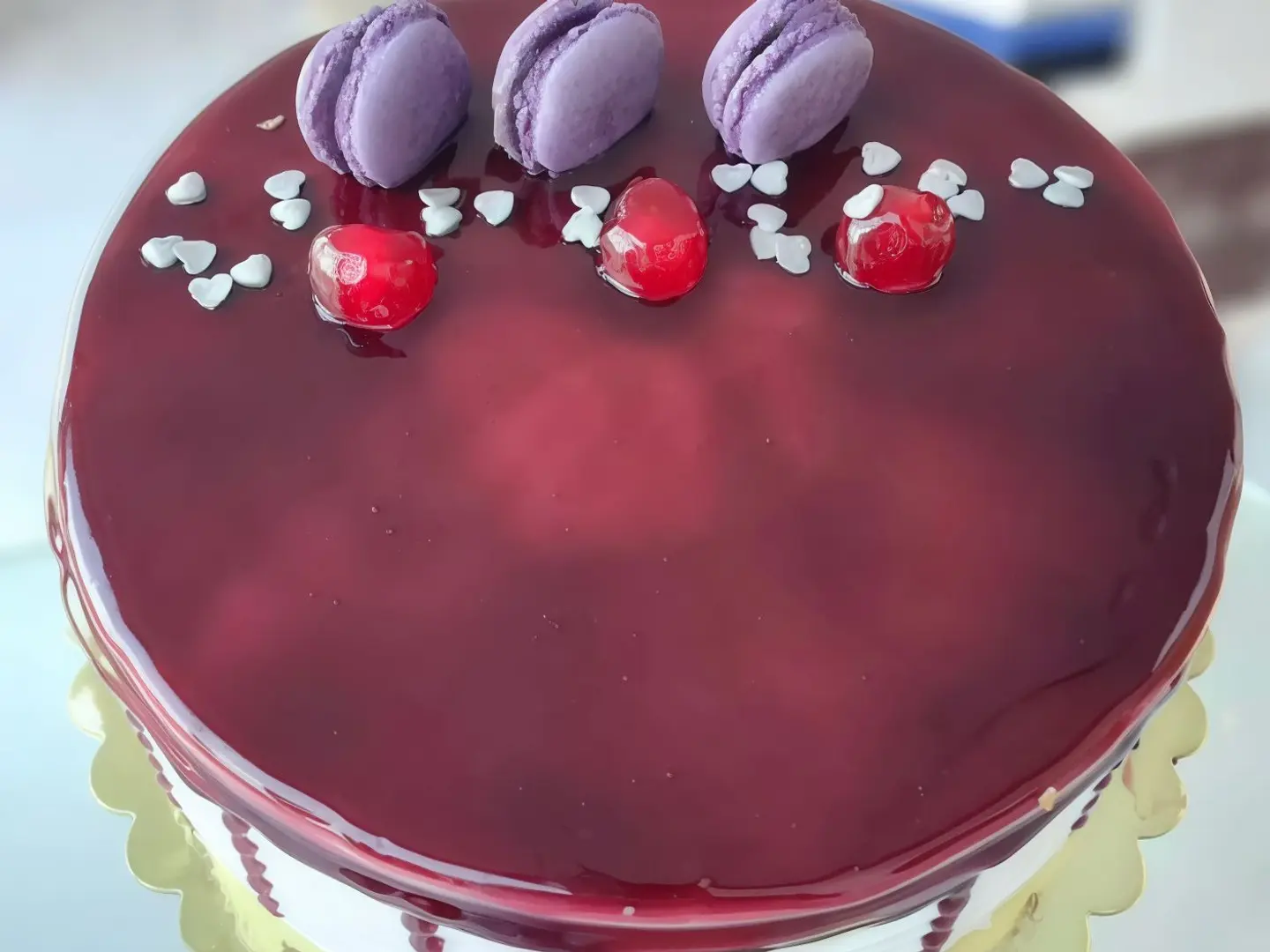 كيكة الكرز - وسط