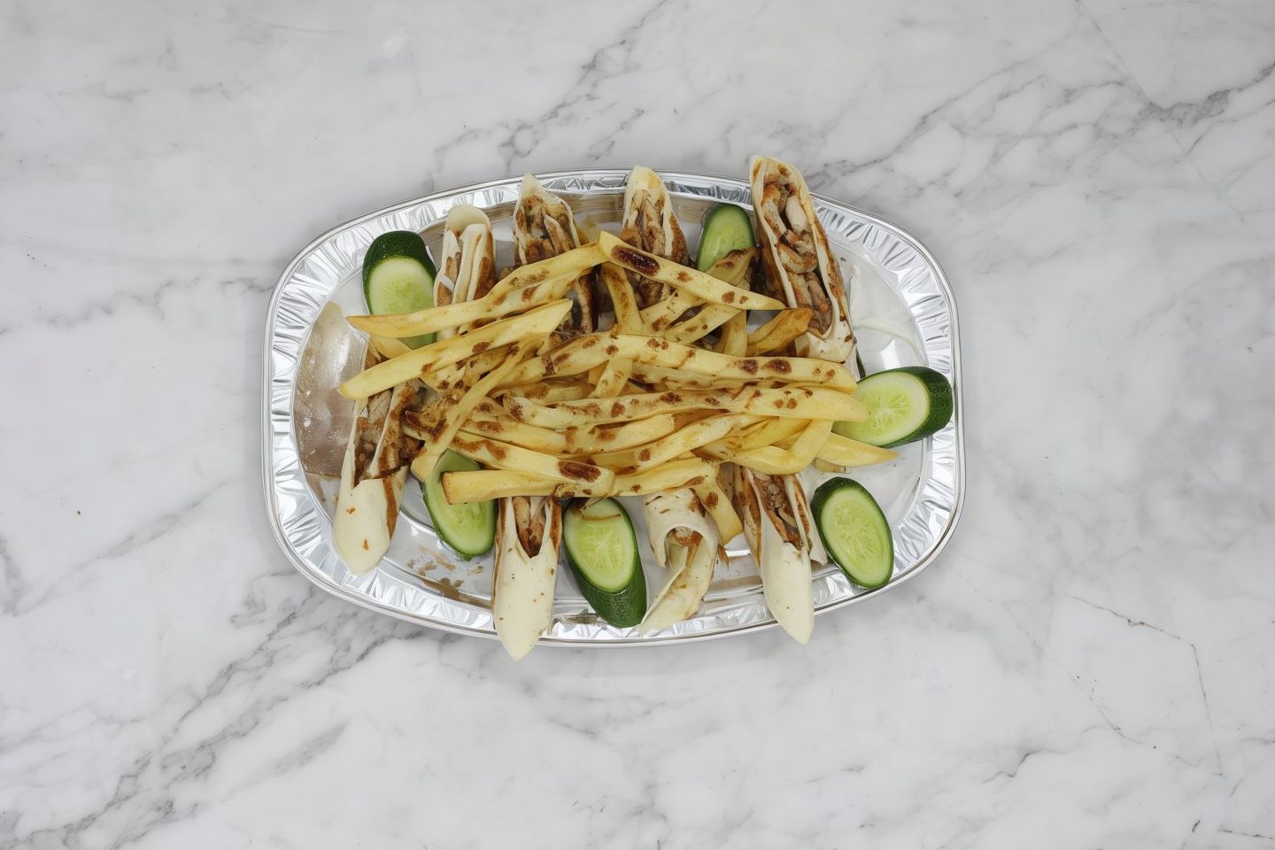 Large Arabic Shawarma Plate