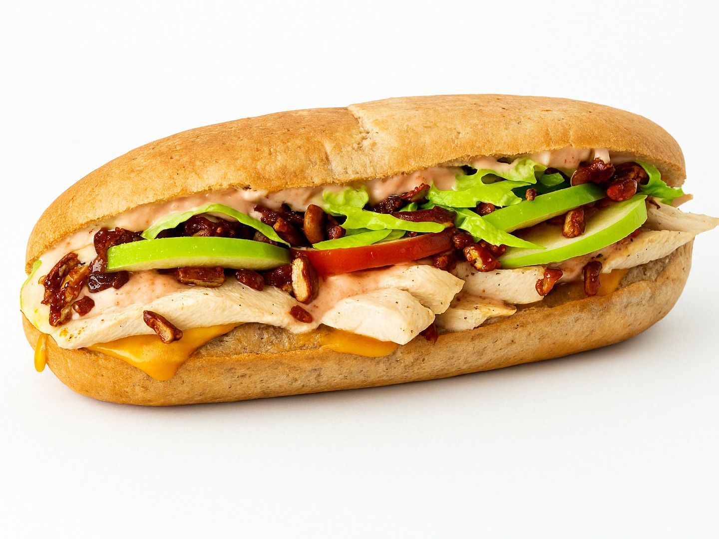 Apple And Walnut Chicken Sandwich
