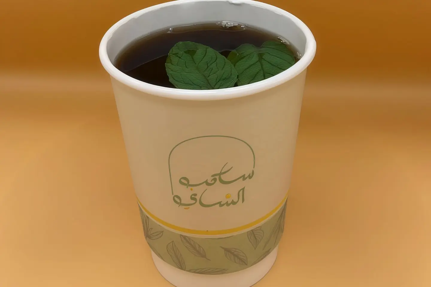 شاي بخار - كوب ورق