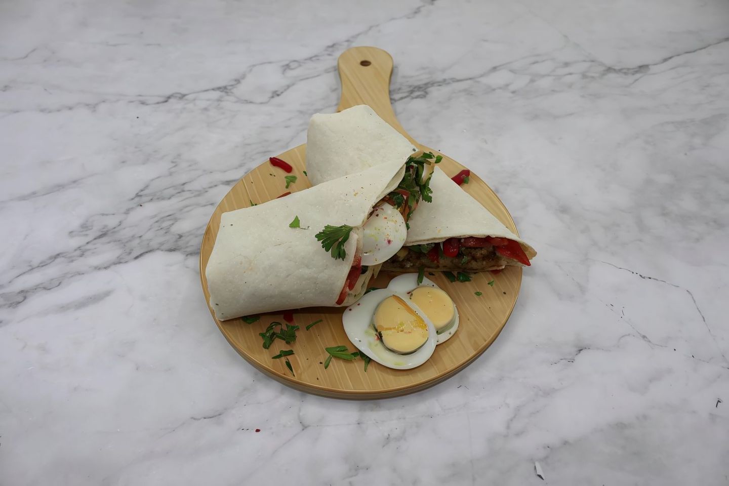 Fateer Falafel With Eggs