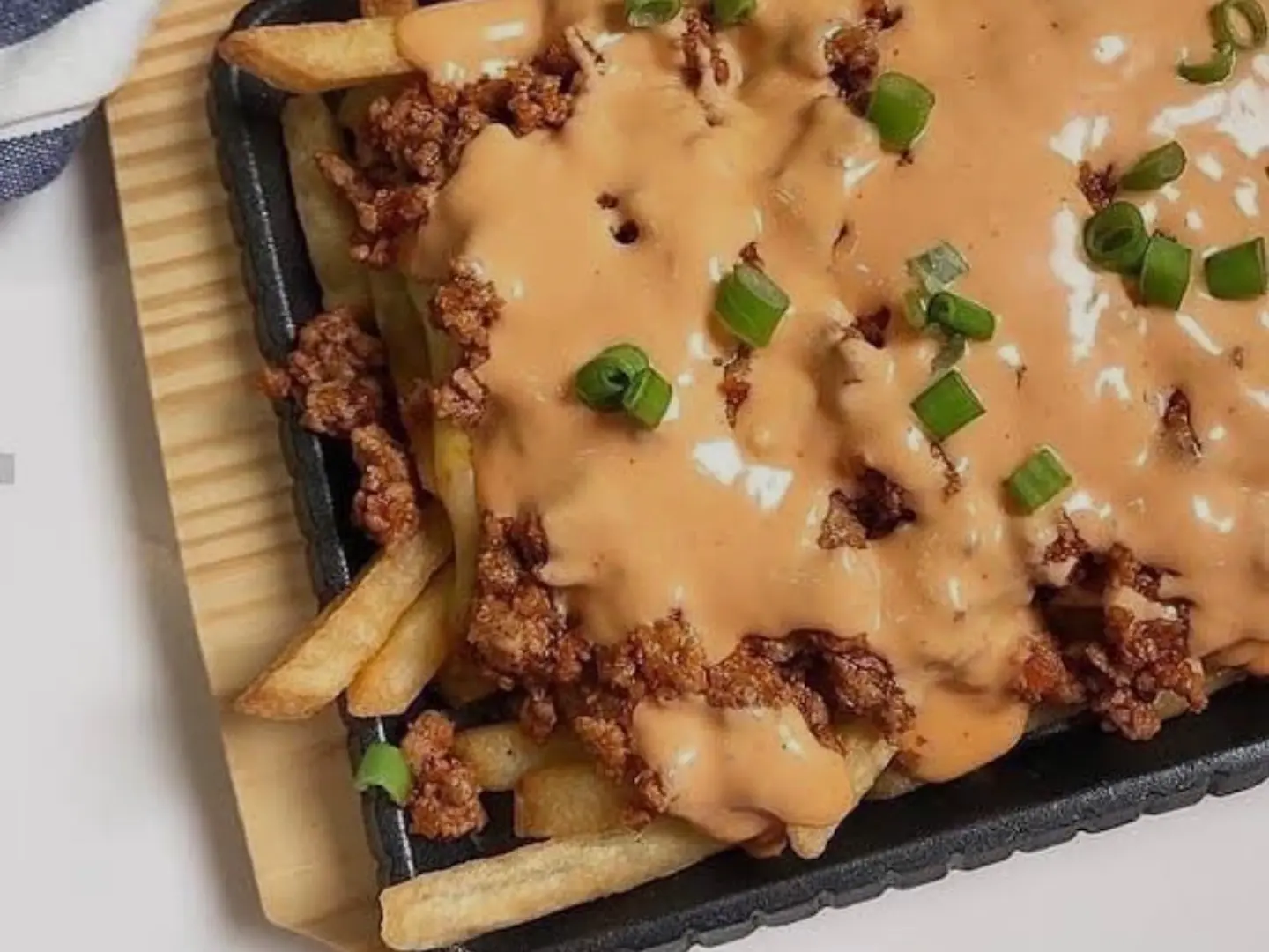 تشكن فرايز لحم