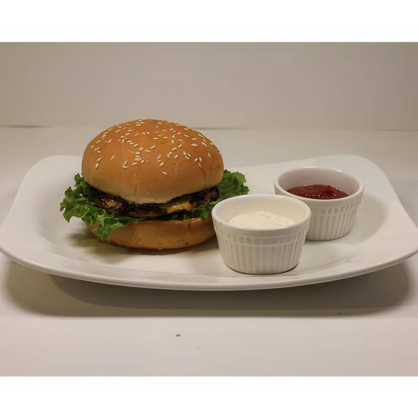 Grilled Solo Bean Chicken Burger