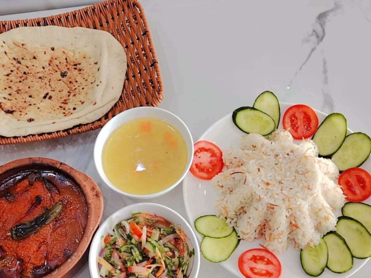 Okra Casserole With Meat, Rice And Soup