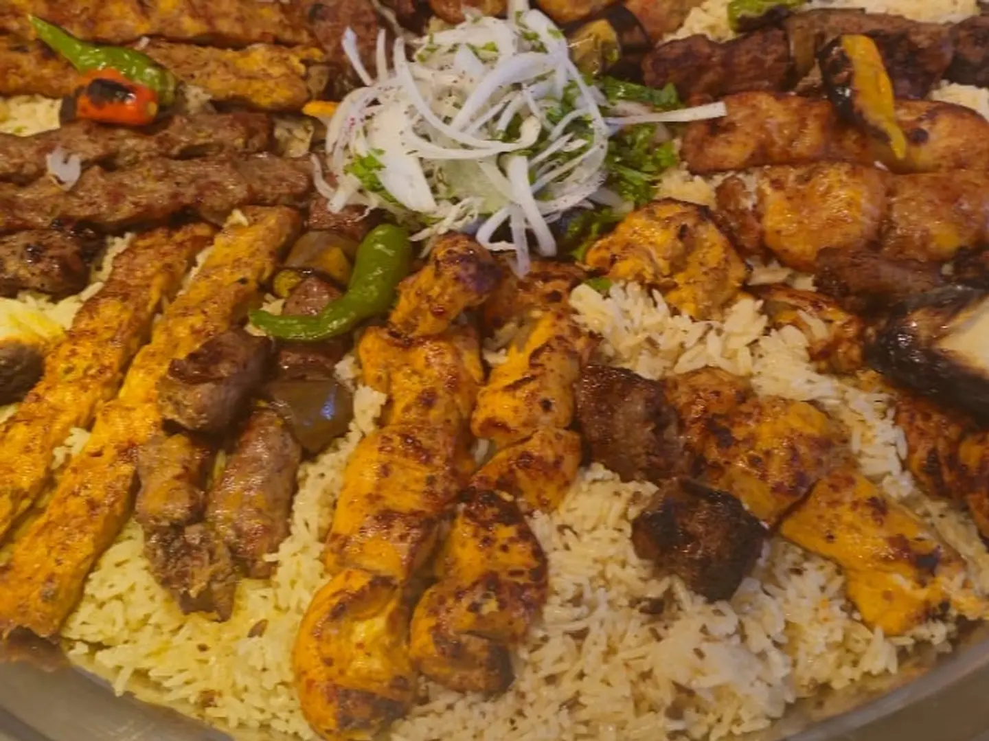One Serving Of Chicken Kebab