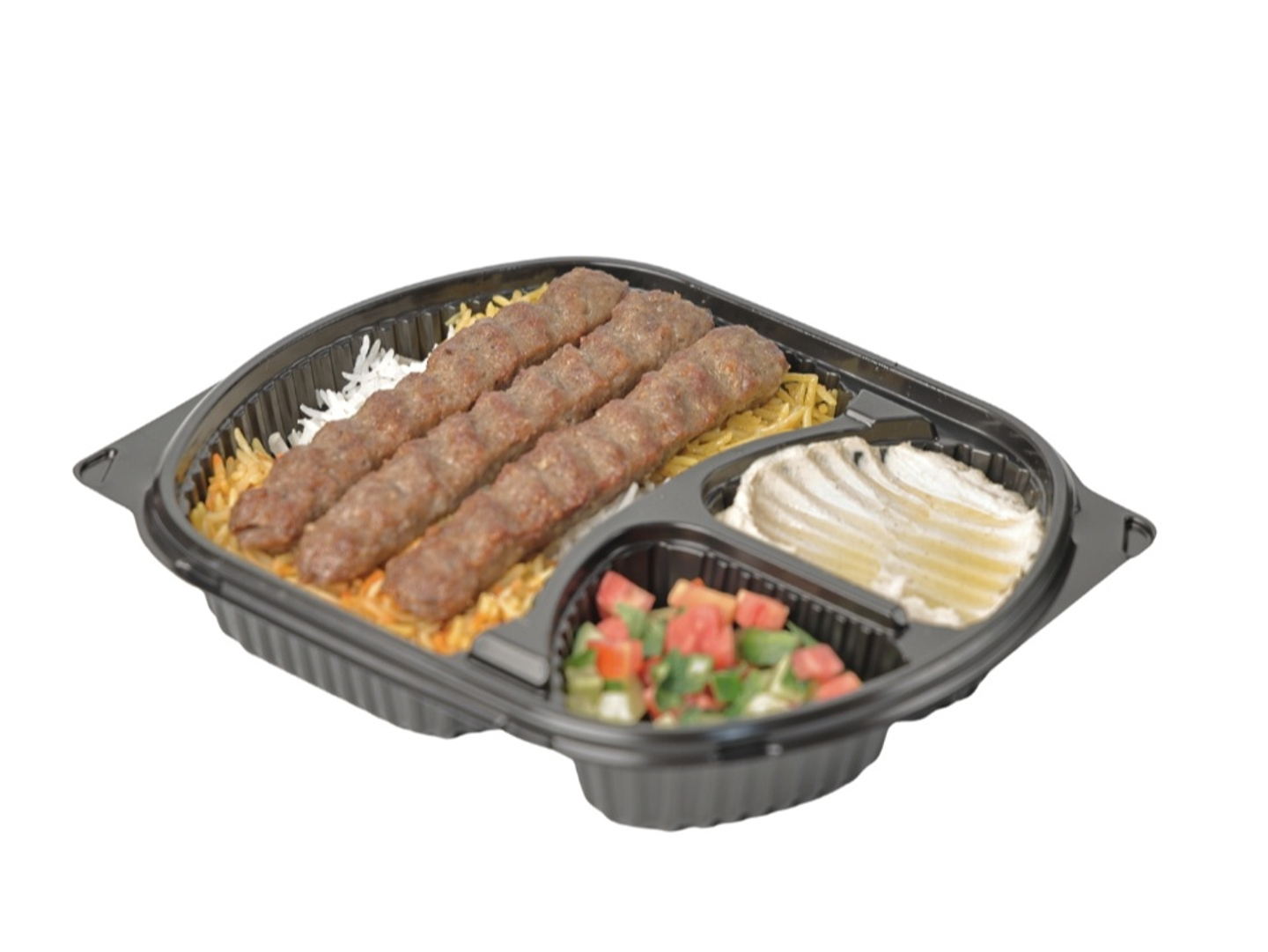 Meat Kebab With Rice - One Person